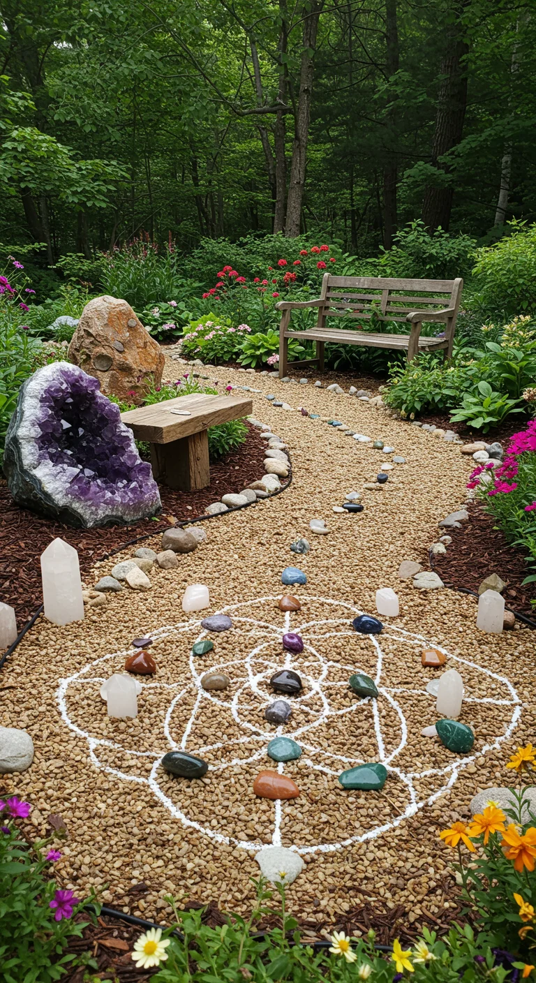 9. The Energy of Crystals: Enhancing Your Garden's Vibe