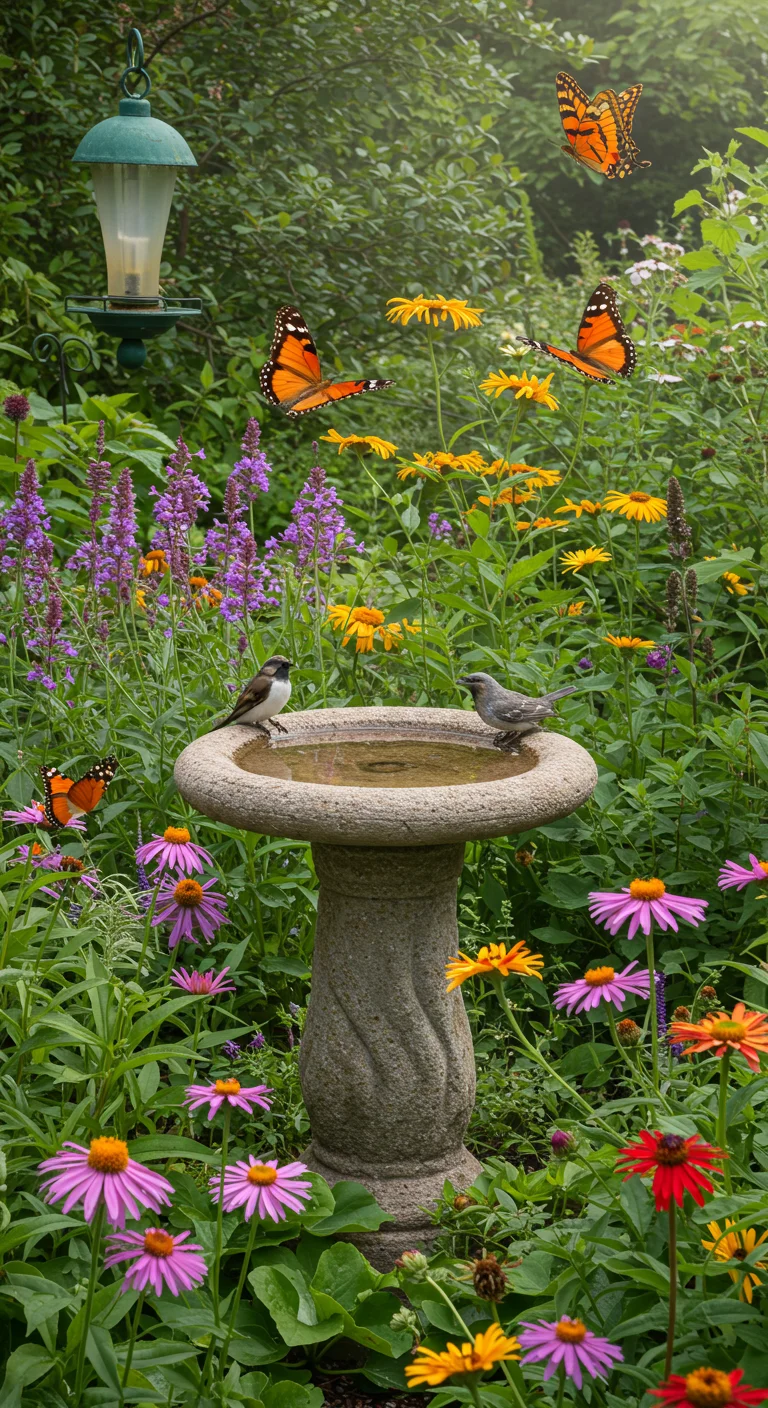 13. Wildlife Welcome: Attracting Birds and Butterflies