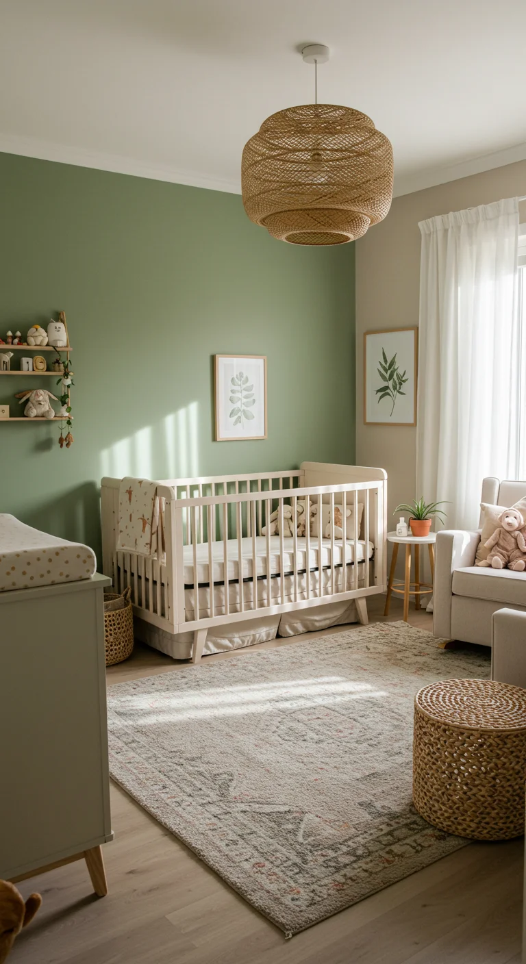 3. Accent Walls: The Power of Sage Green Paint