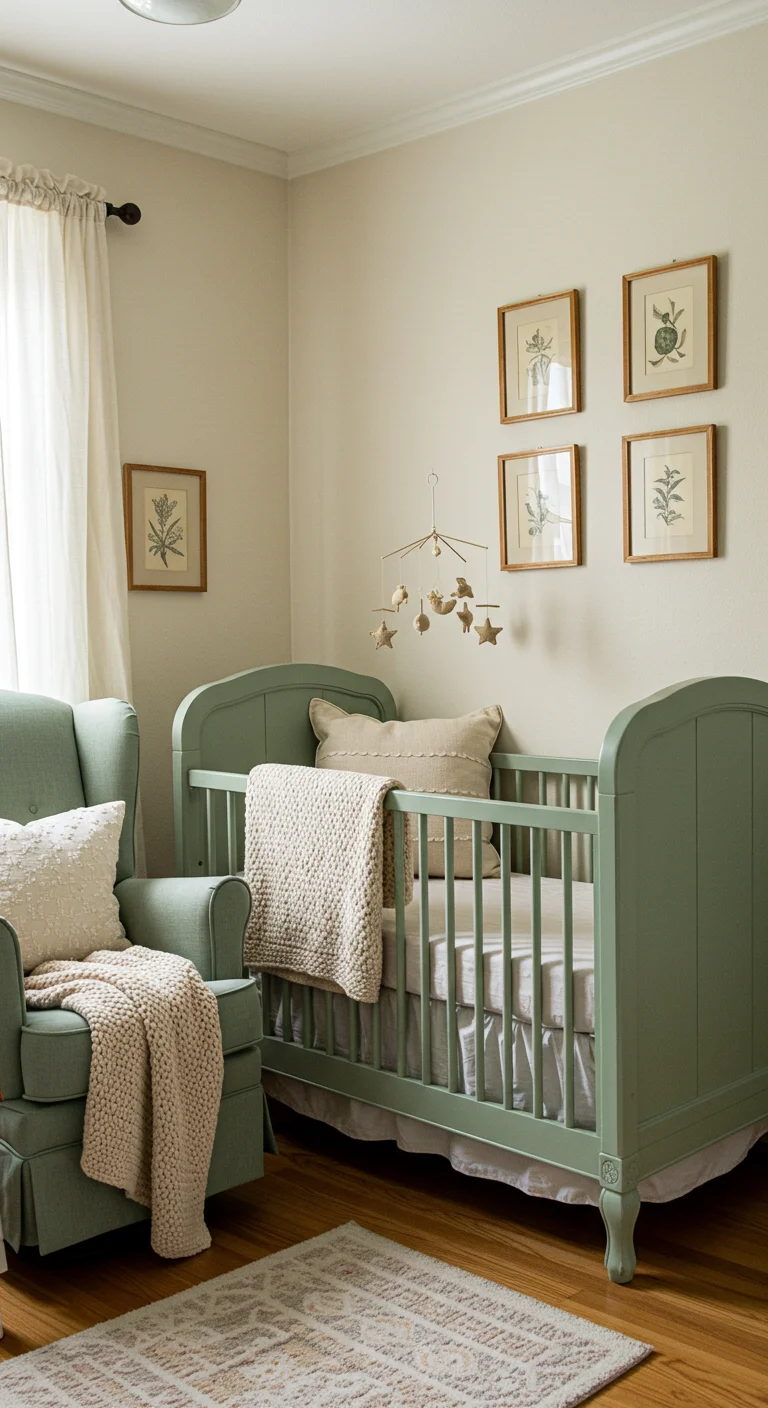 18. Vintage Charm: Antique Sage Green Furniture Finds