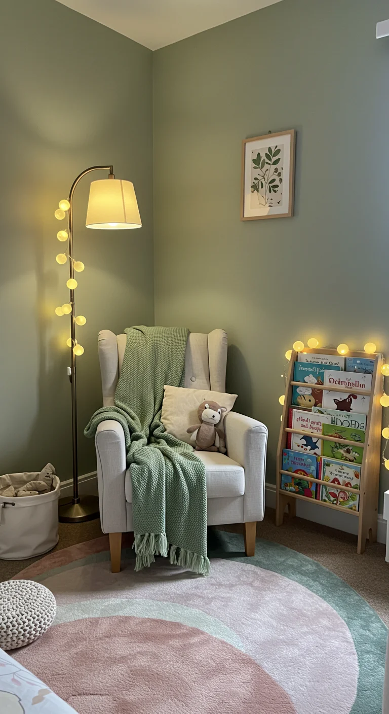 22. Cozy Nooks: Reading Corners with Sage Green Accents