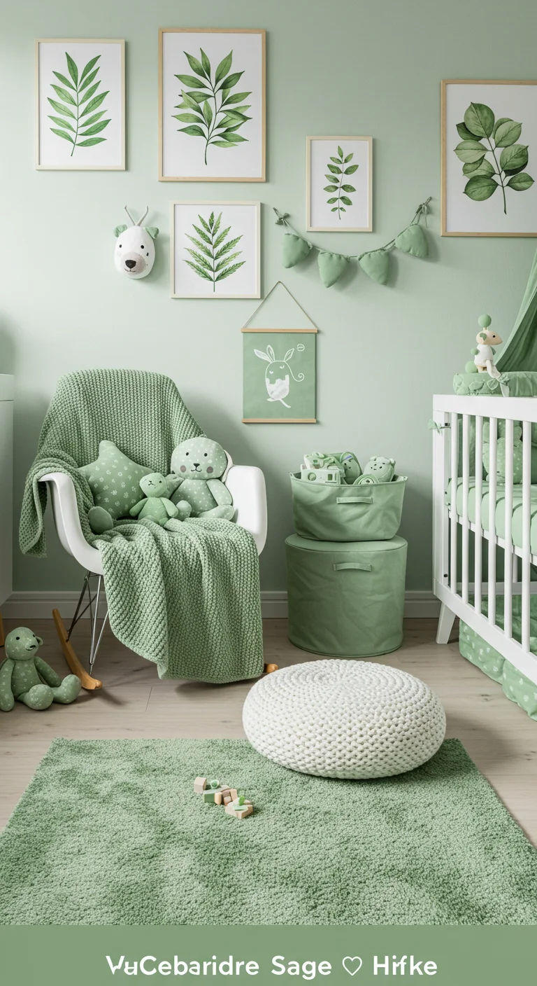 45. Final Flourishes: Sage Green Final Touches and Details