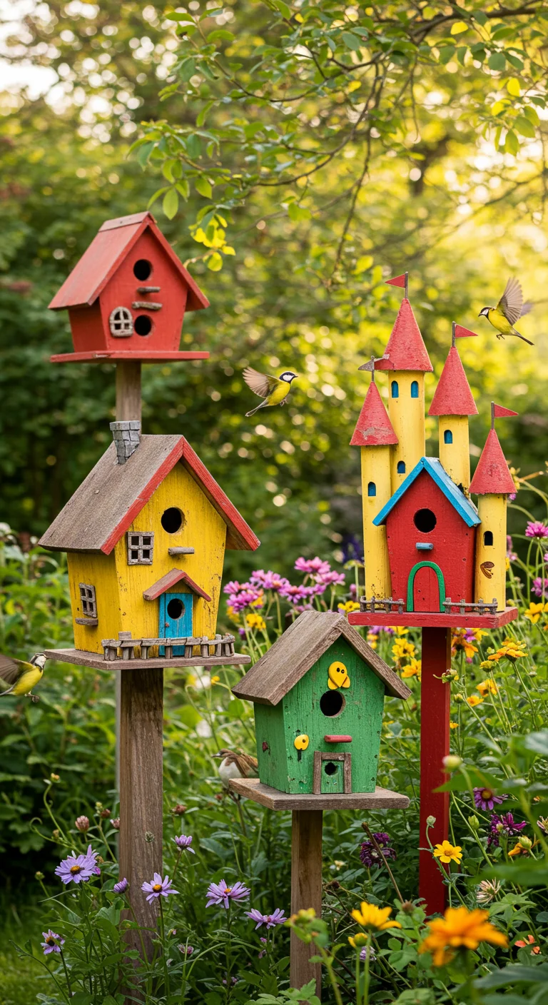 8. Creative Birdhouses: Avian Abodes with Flair