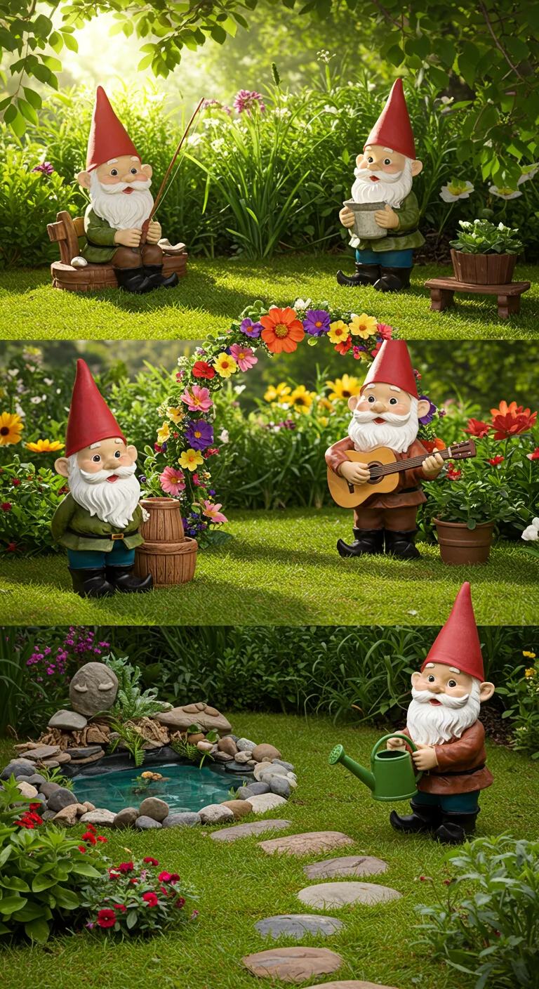 9. Garden Gnomes: Quirky Characters for a Playful Touch