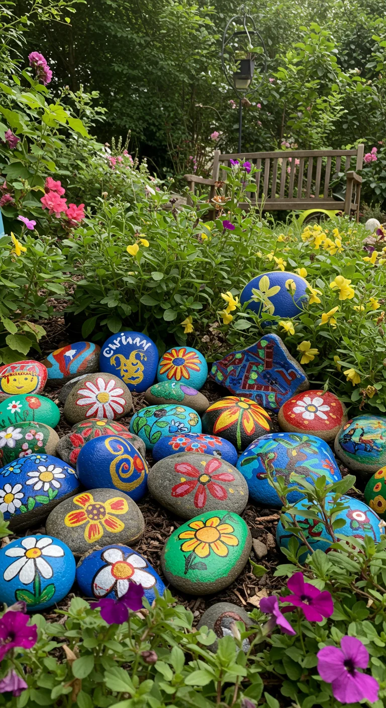 10. Painted Rocks: Nature’s Canvas for Creativity