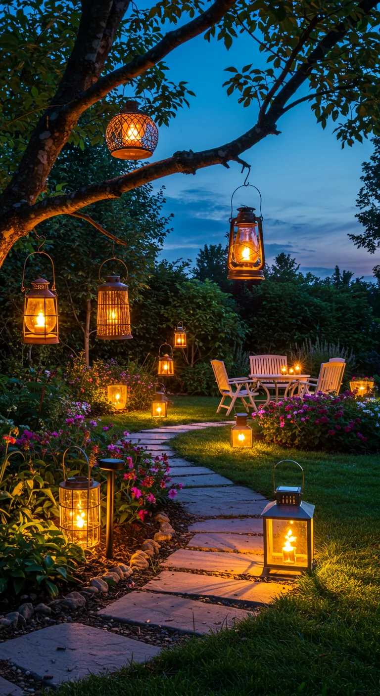 28. Garden Lanterns: Illuminating Your Outdoor Dreams