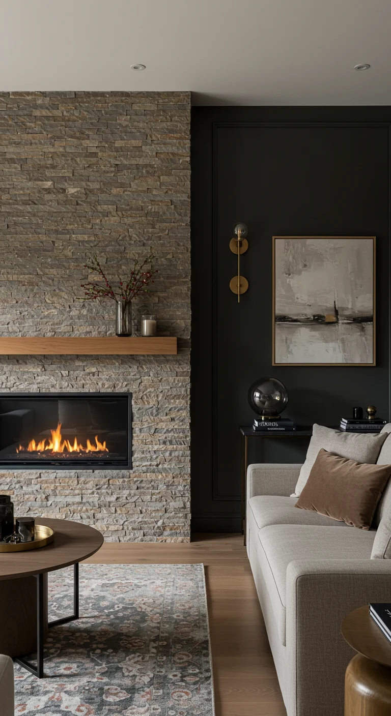 14. Creating a Focal Point: Fireplaces and Feature Walls