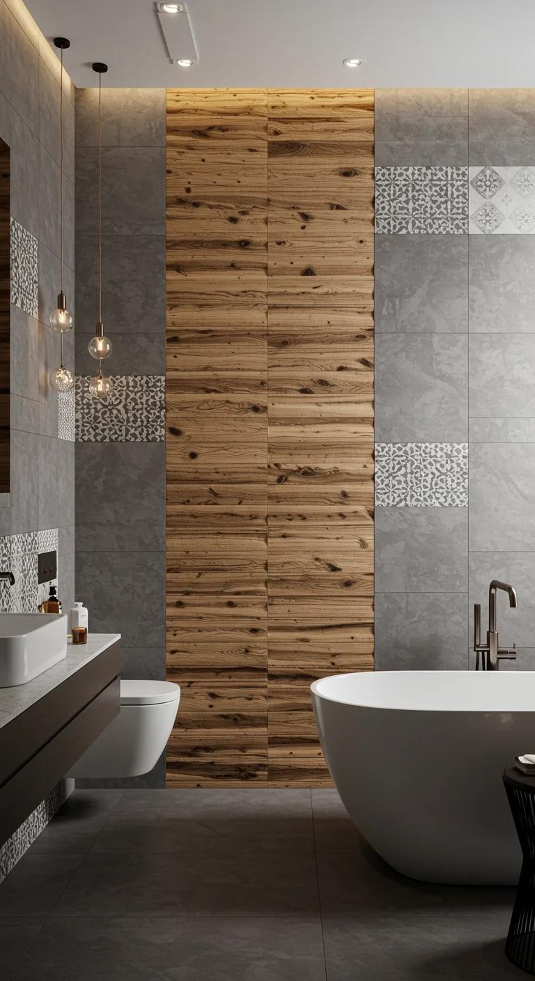 9. Textured Walls: Using Tiles and Panels for Visual Interest