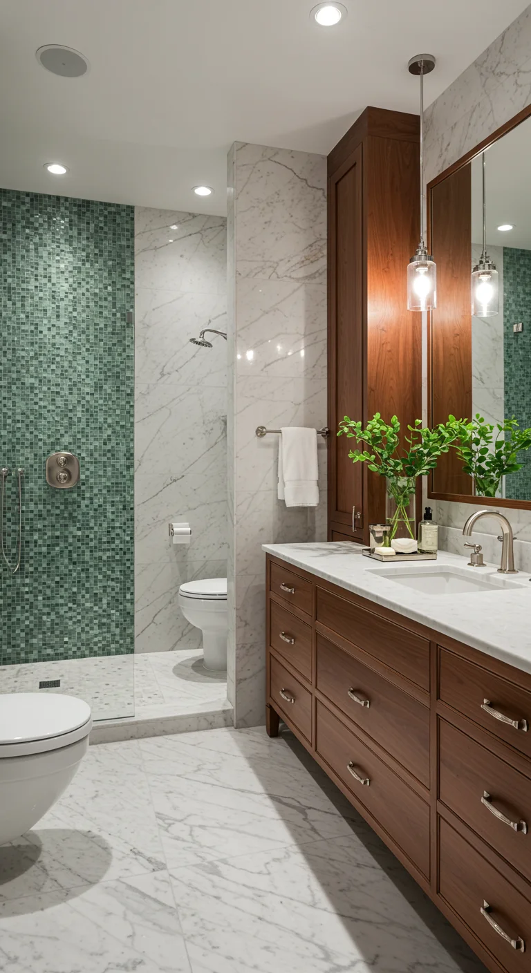 14. Luxe Materials: Exploring Marble, Wood, and Beyond