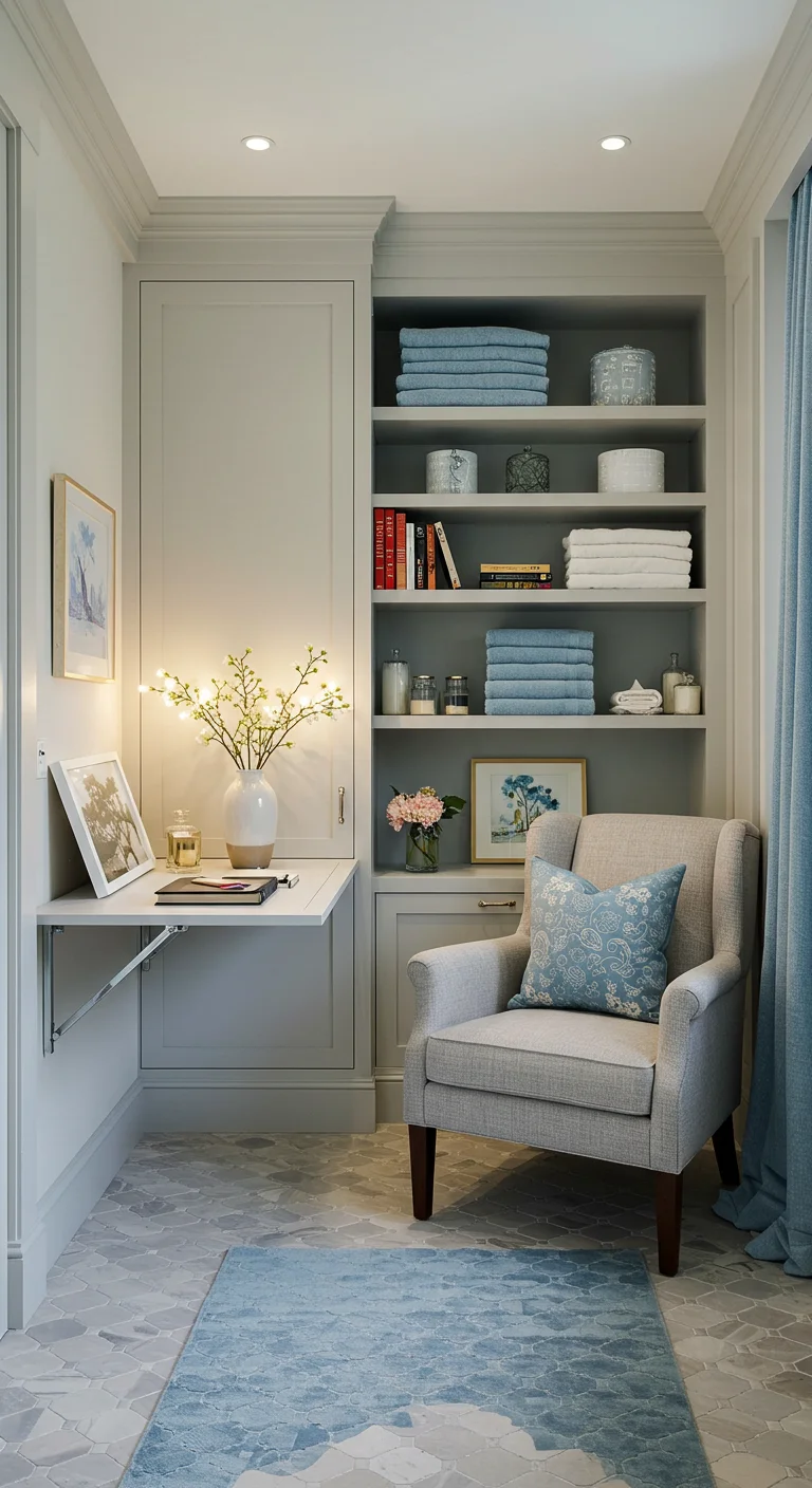 18. Dual Purpose: Transforming Bathrooms into Multi-Functional Spaces