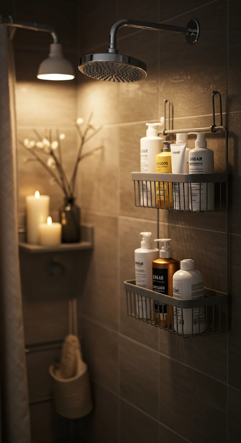 9. Shower Caddies: Keep Your Essentials at Hand