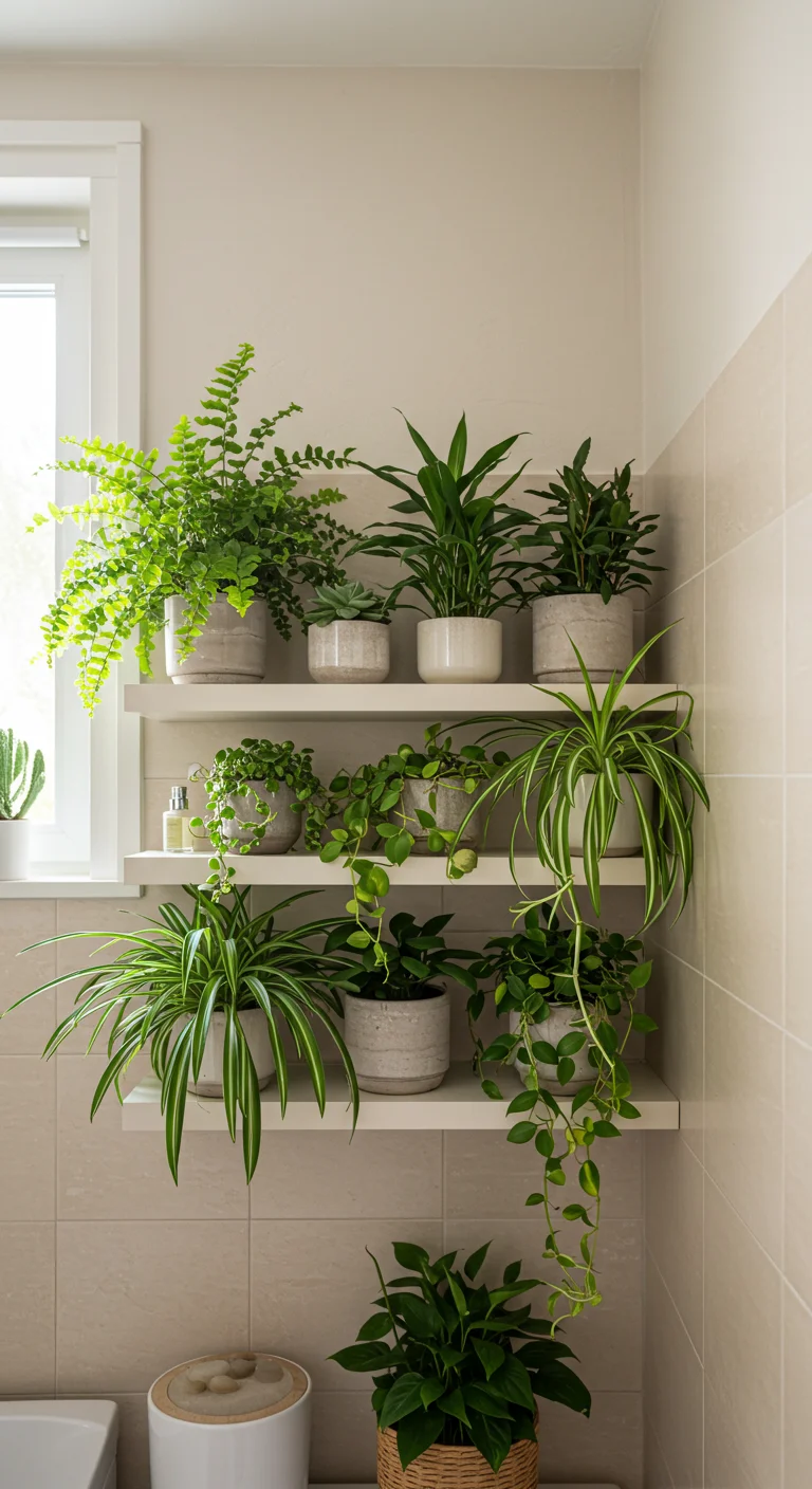 8. Nature-Inspired: Bringing the Outdoors In with Plant Shelves