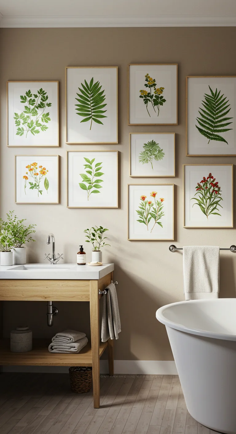 1. Nature's Touch: Botanical Wall Art
