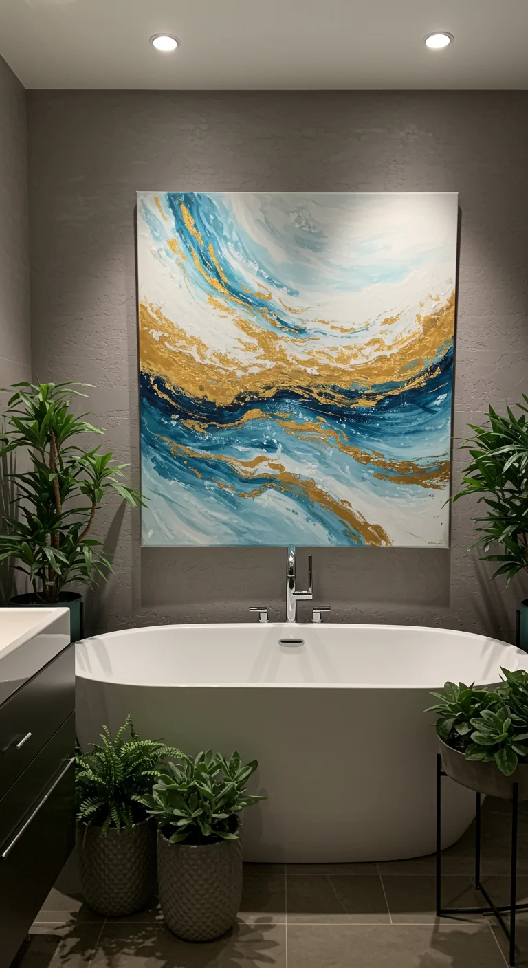8. Modern Artistry: Abstract Canvas Creations