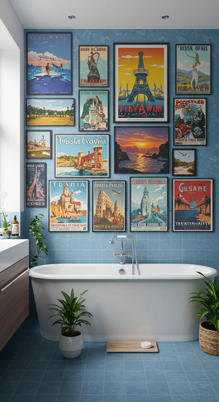12. Travel Memories: Framed Travel Posters