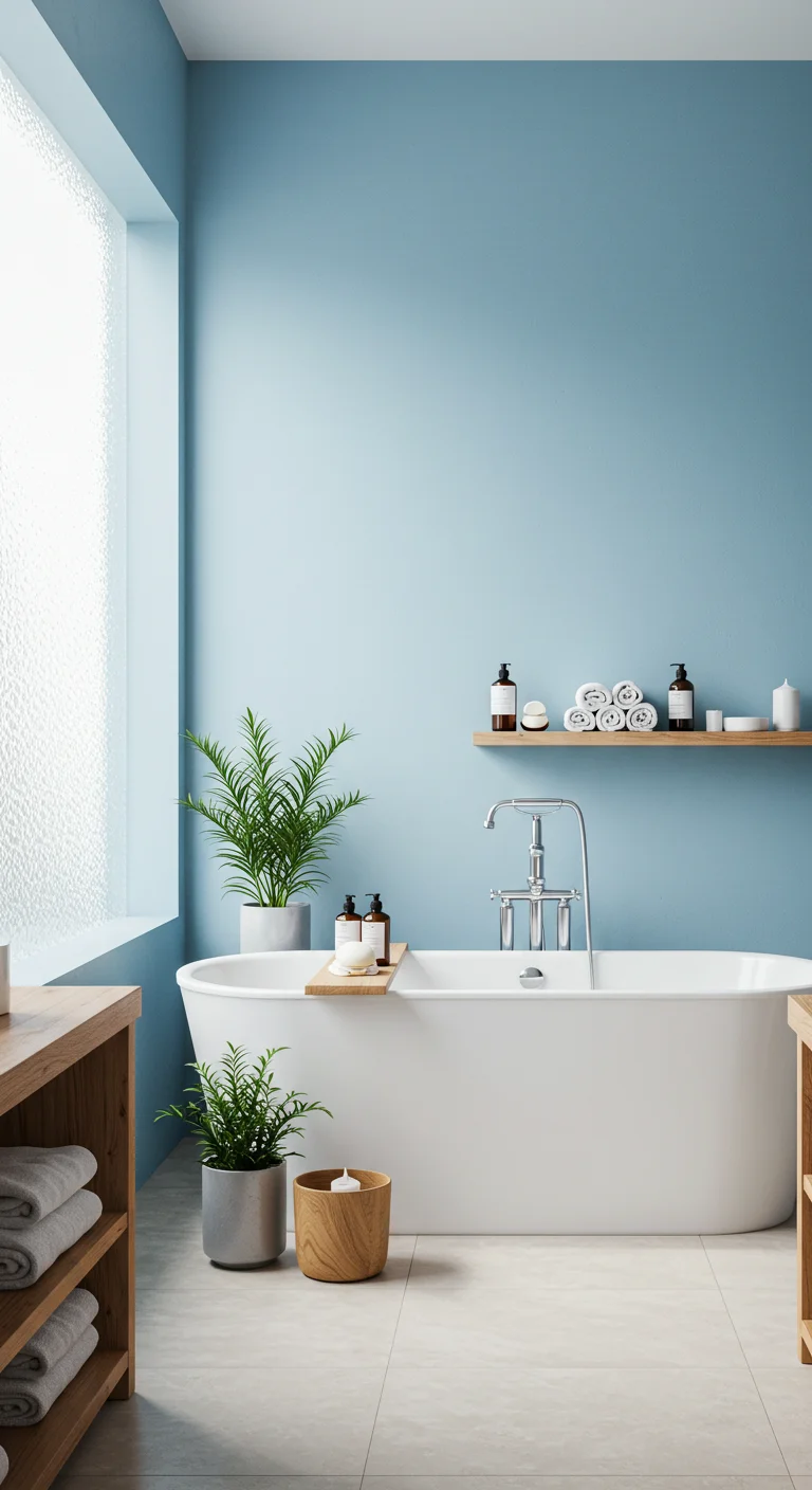 1. Serene Spa Vibes: Soothing Soft Blues
