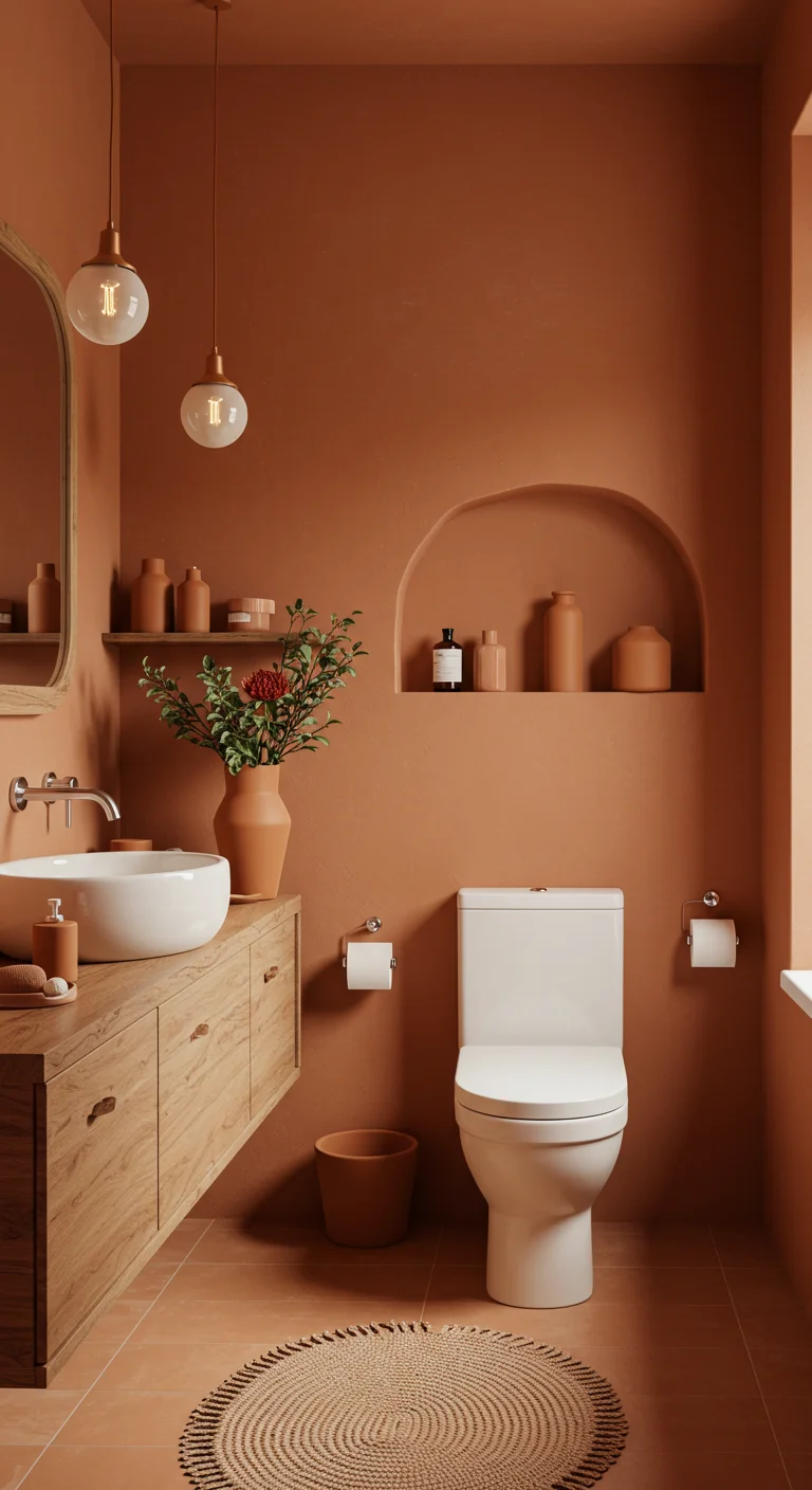 3. Earthy Retreat: Warm Terracotta Tones