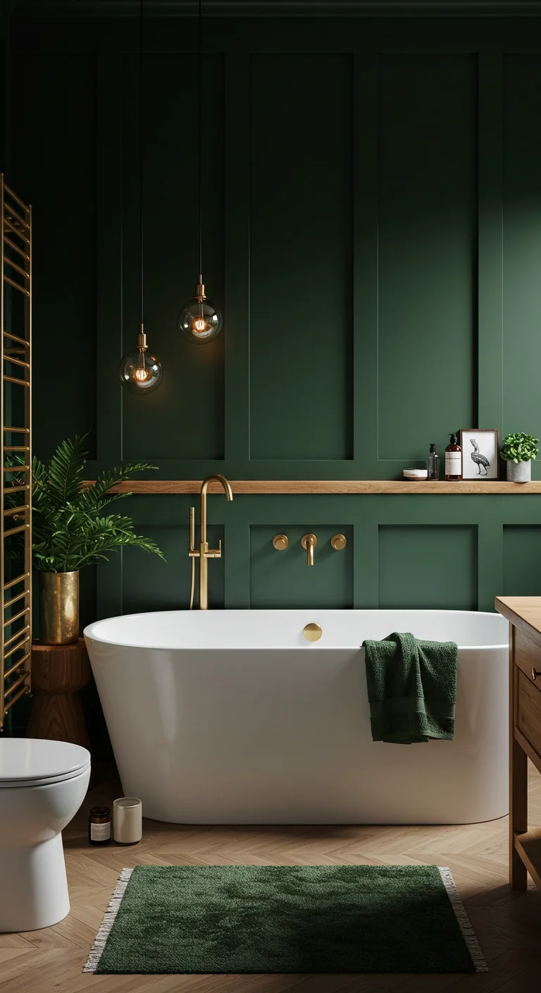 10. Moody and Mysterious: Dark Forest Greens