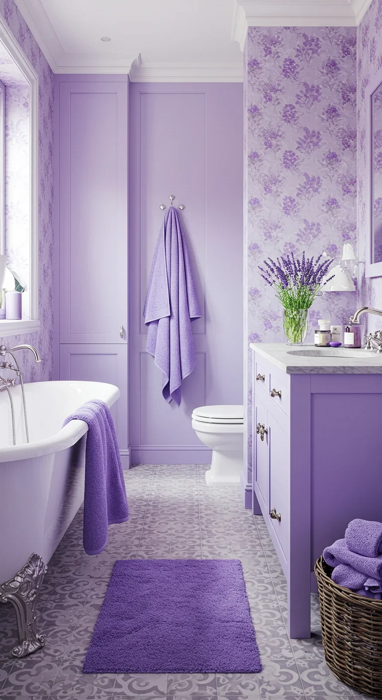 15. Whimsical Touch: Fun Lavender Accents