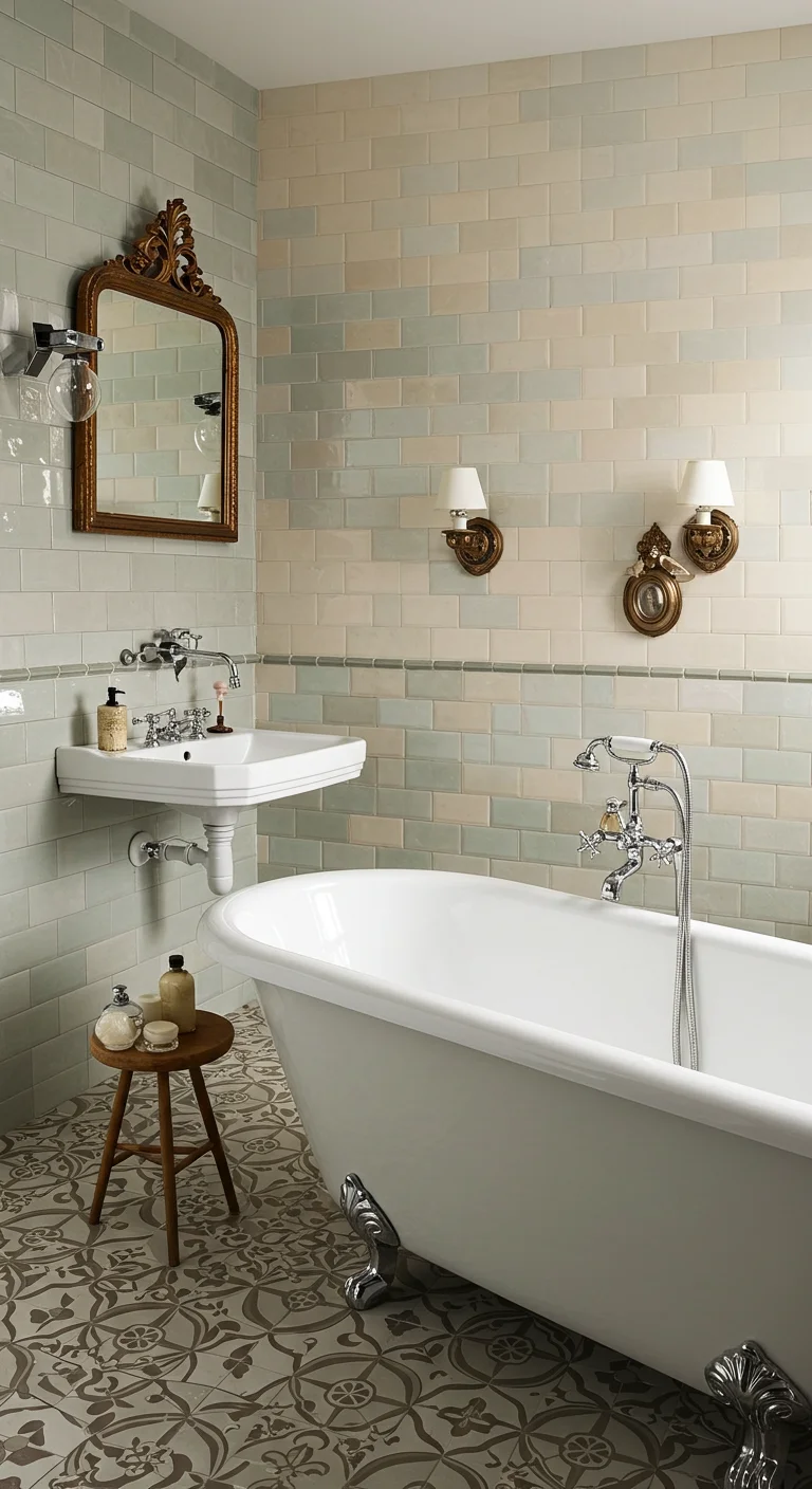 3. Vintage Vibes: Retro Tiles for Timeless Charm