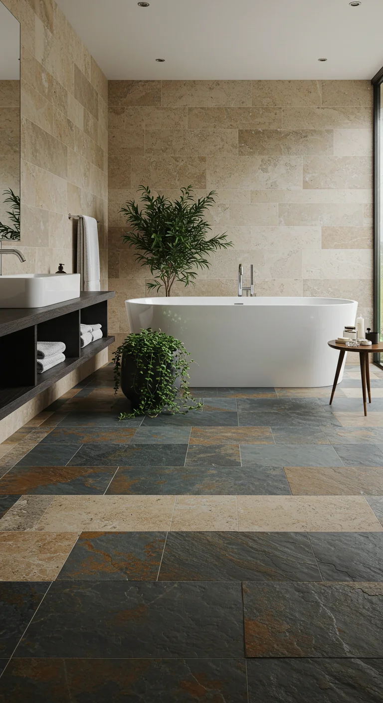 7. Natural Stone: Bringing the Outdoors In