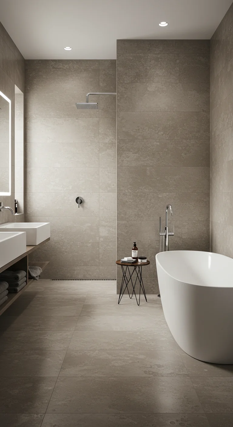 8. Large Format Tiles: Sleek and Seamless Styles