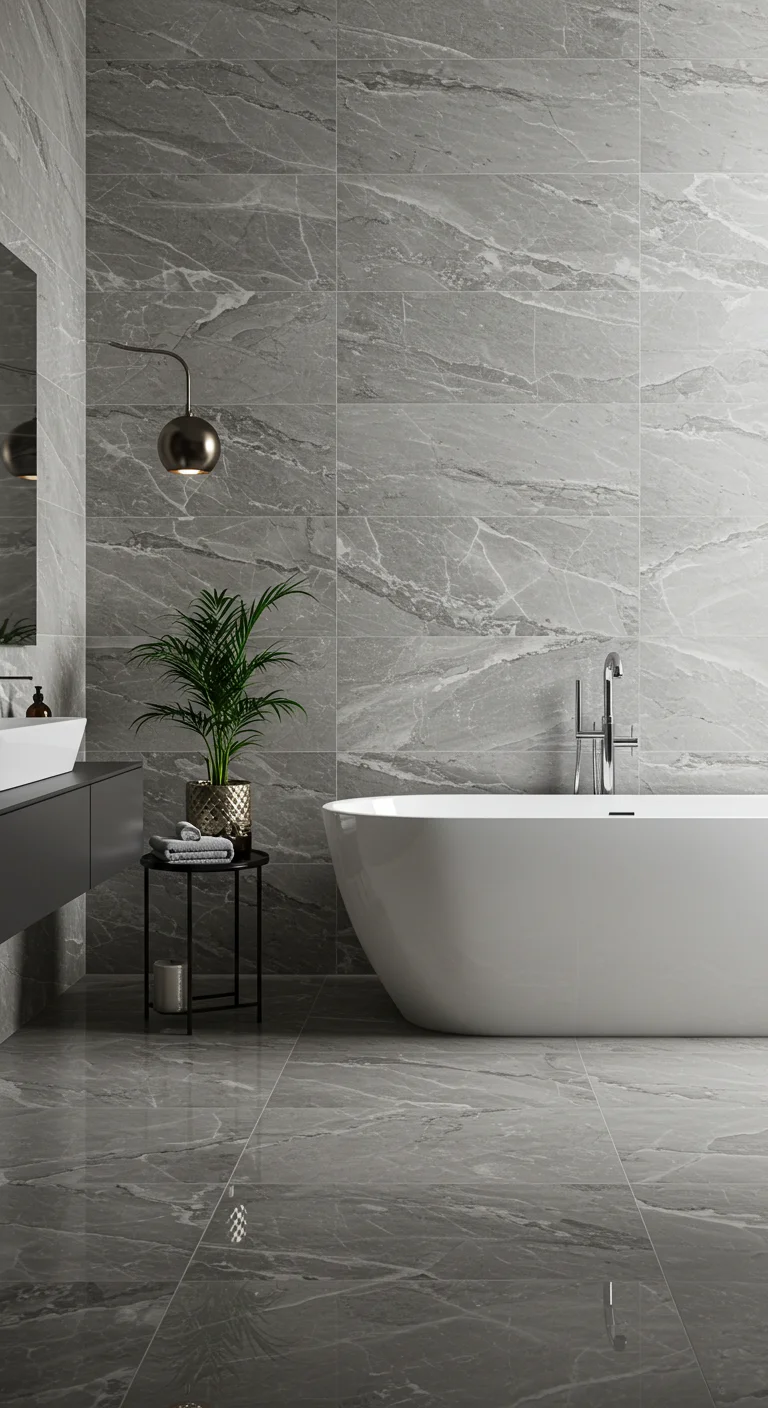 9. Marble Effect: Affordable Elegance for Any Bathroom
