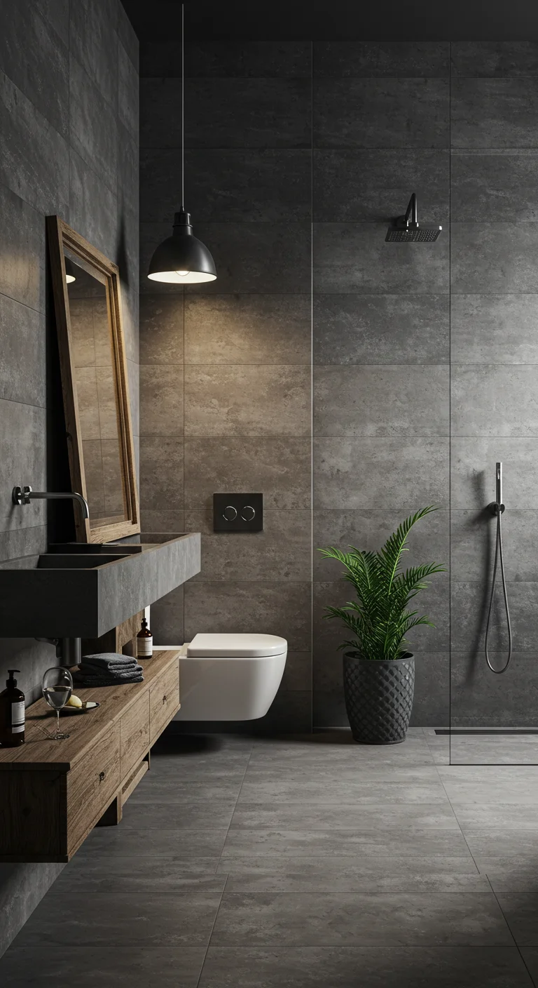 18. Industrial Chic: Cement and Concrete Tile Trends