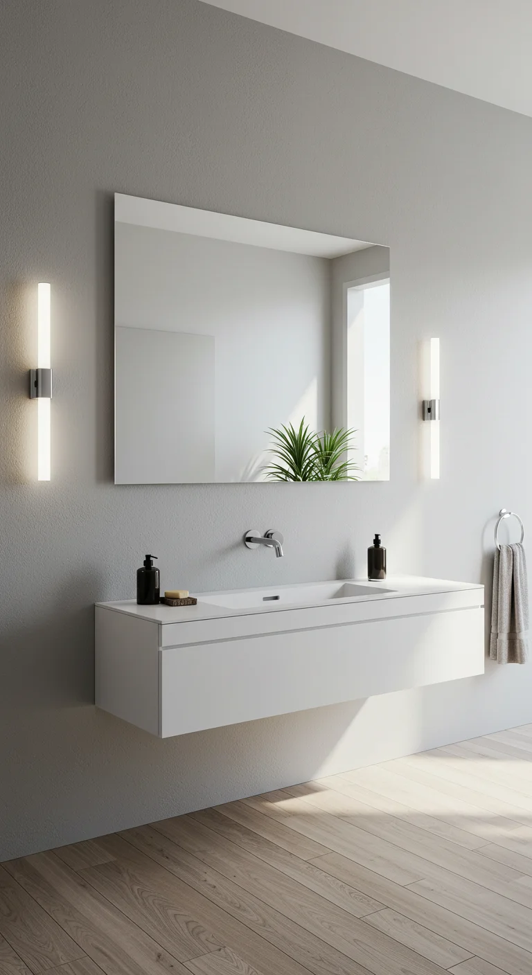 3. Sleek and Modern: Minimalistic Floating Vanities