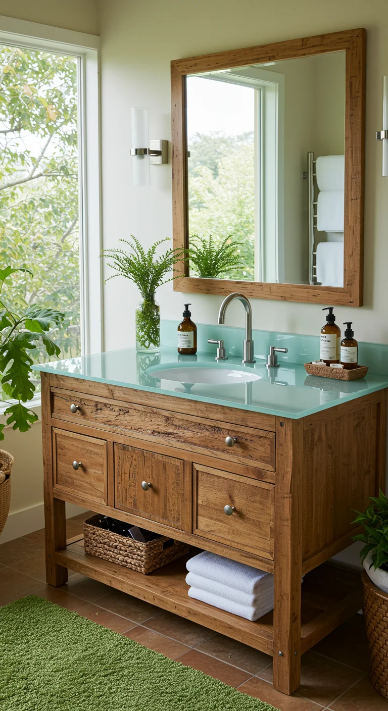 8. Eco-Friendly: Sustainable Materials in Vanity Designs