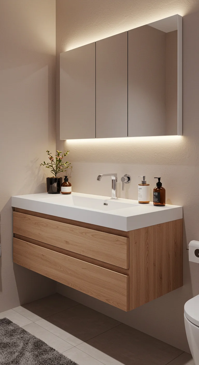 12. Floating Vanities: The Illusion of Space