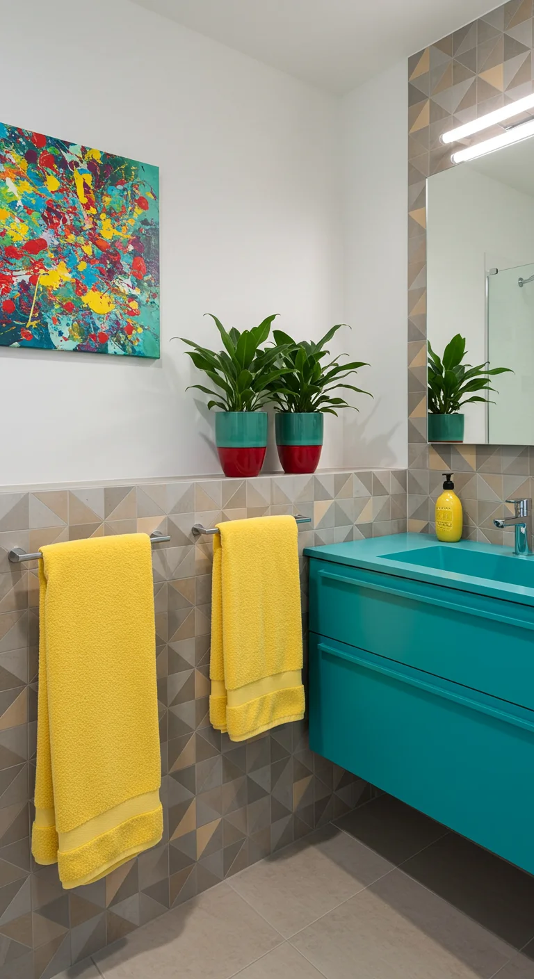 13. Color Pop: Accents That Brighten the Room