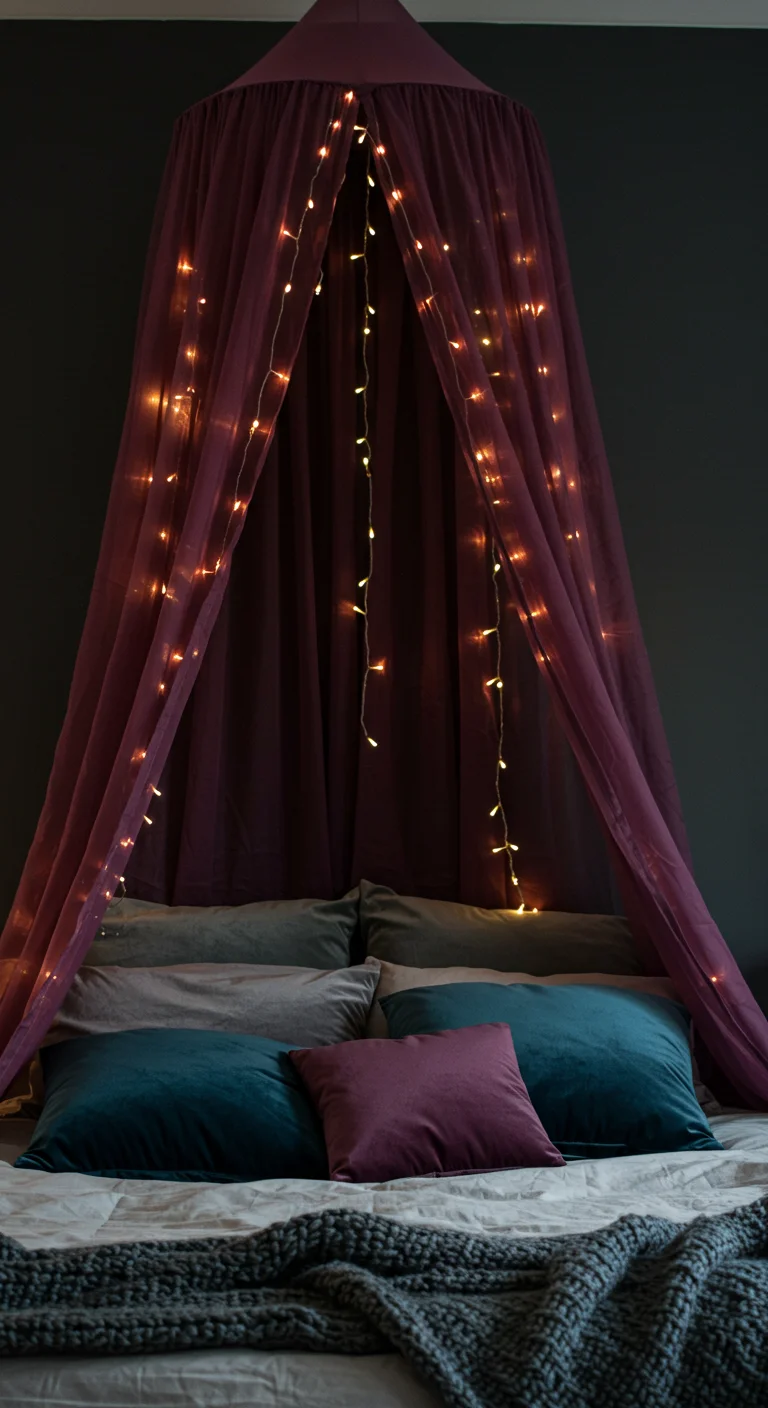 6. Whimsical Canopies: Draping for Dramatic Effect