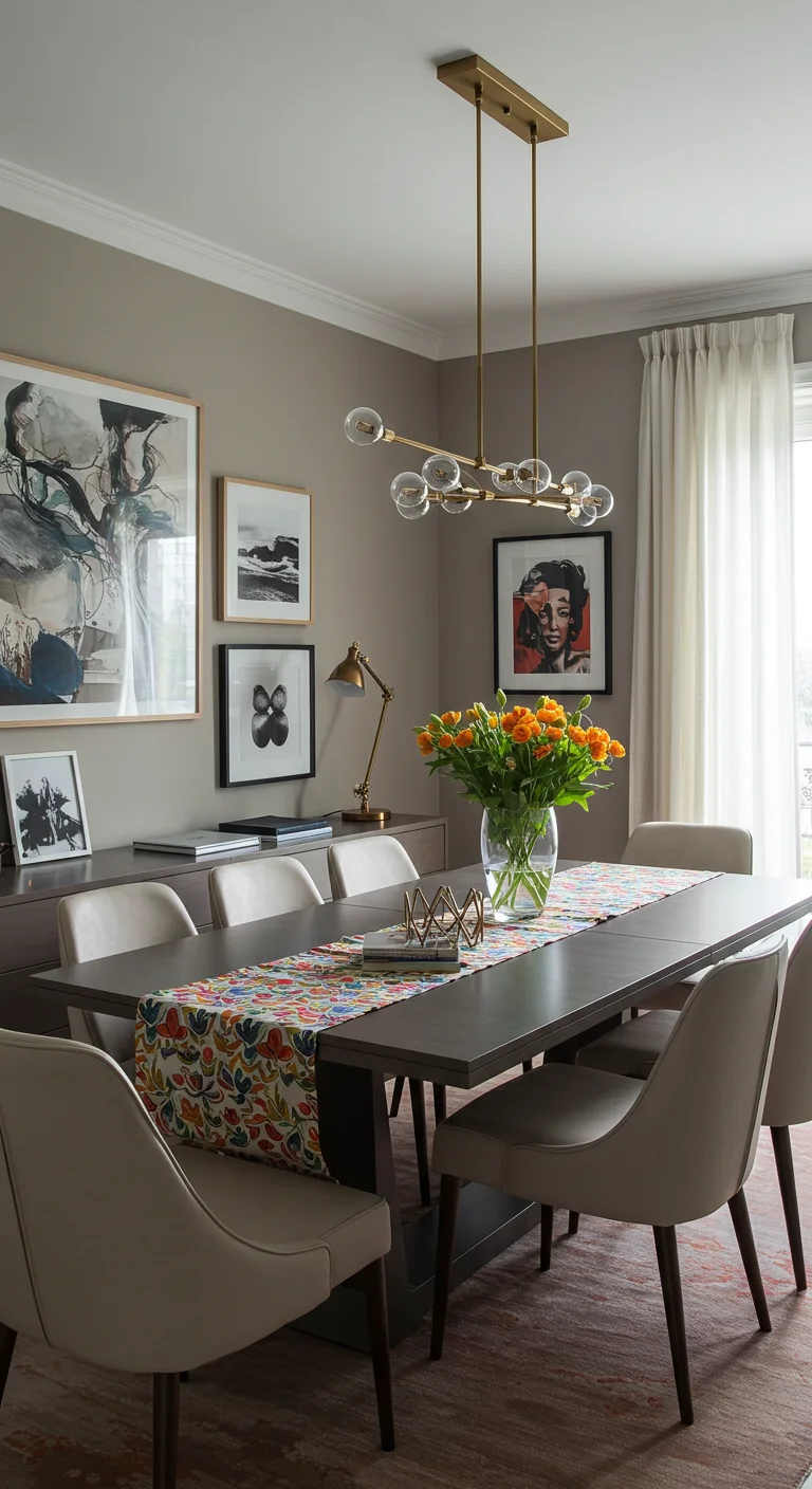 17. Multi-Functional Spaces: Dining Room Meets Home Office