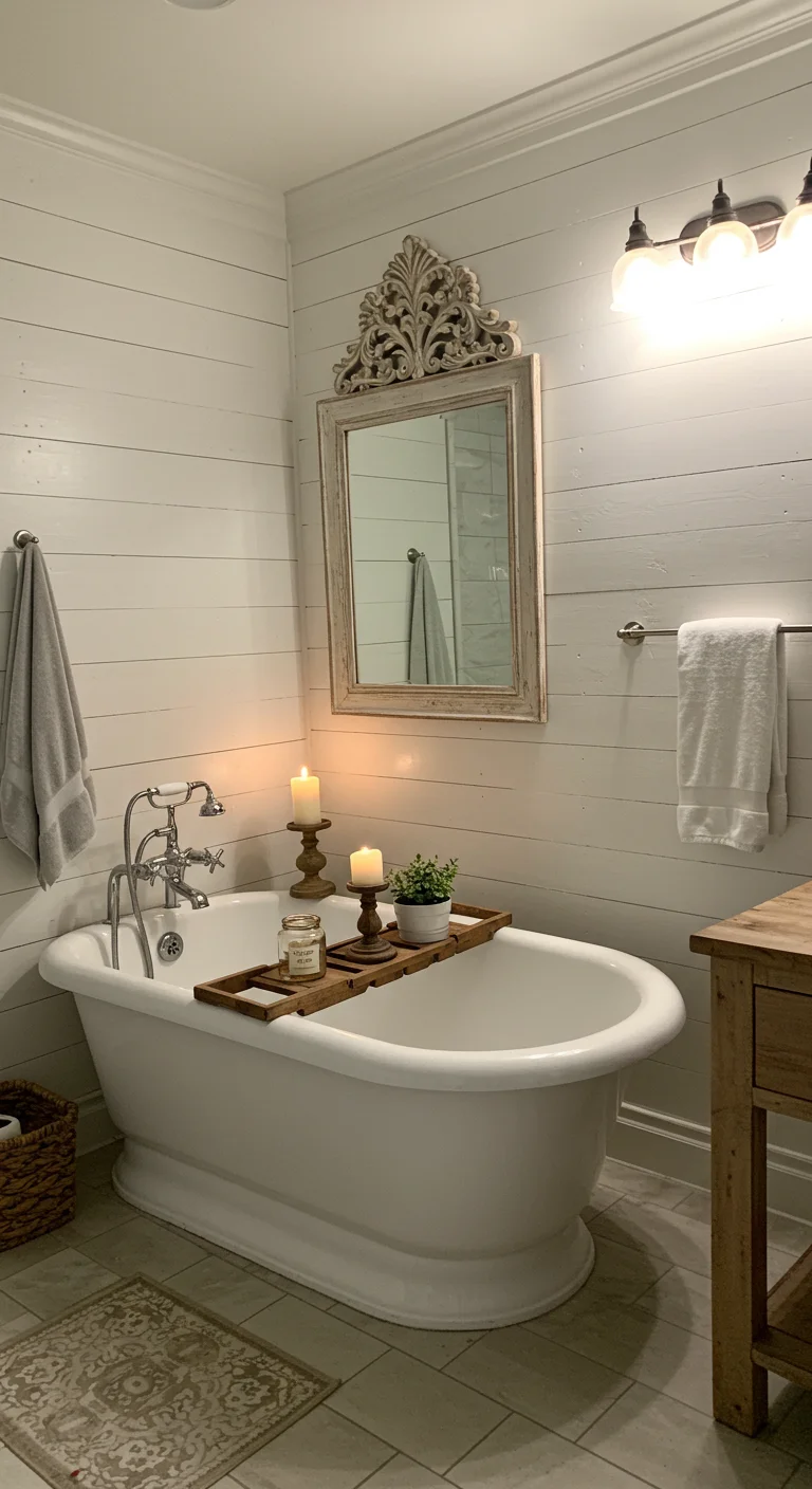 3. Shiplap Walls: A Textured Touch of Coziness