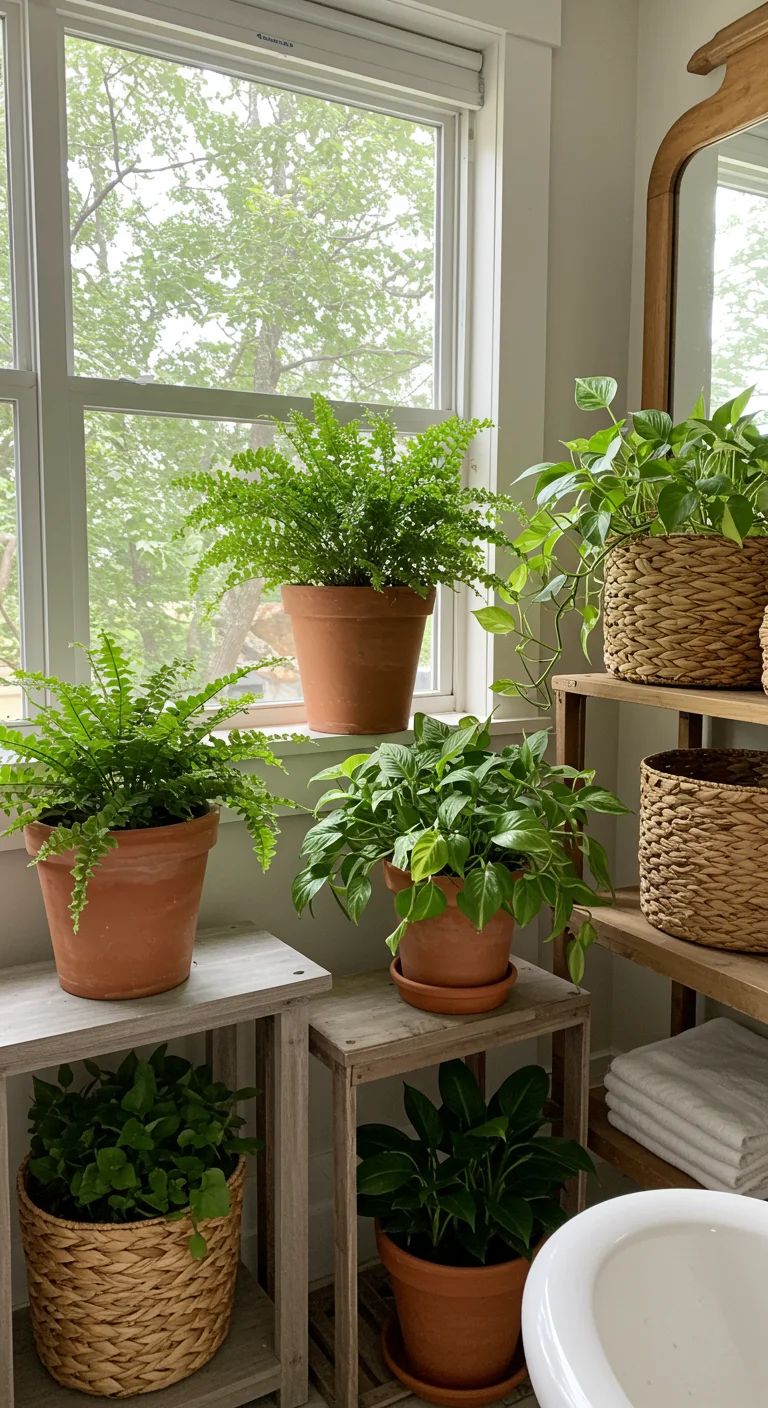 12. Indoor Plants: Adding Life to Your Bathroom