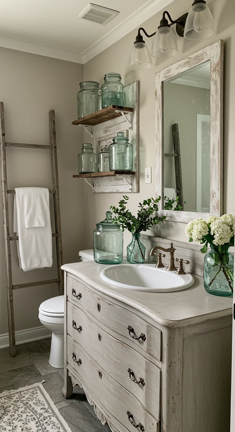 21. Clever Upcycling: Vintage Finds for Modern Spaces