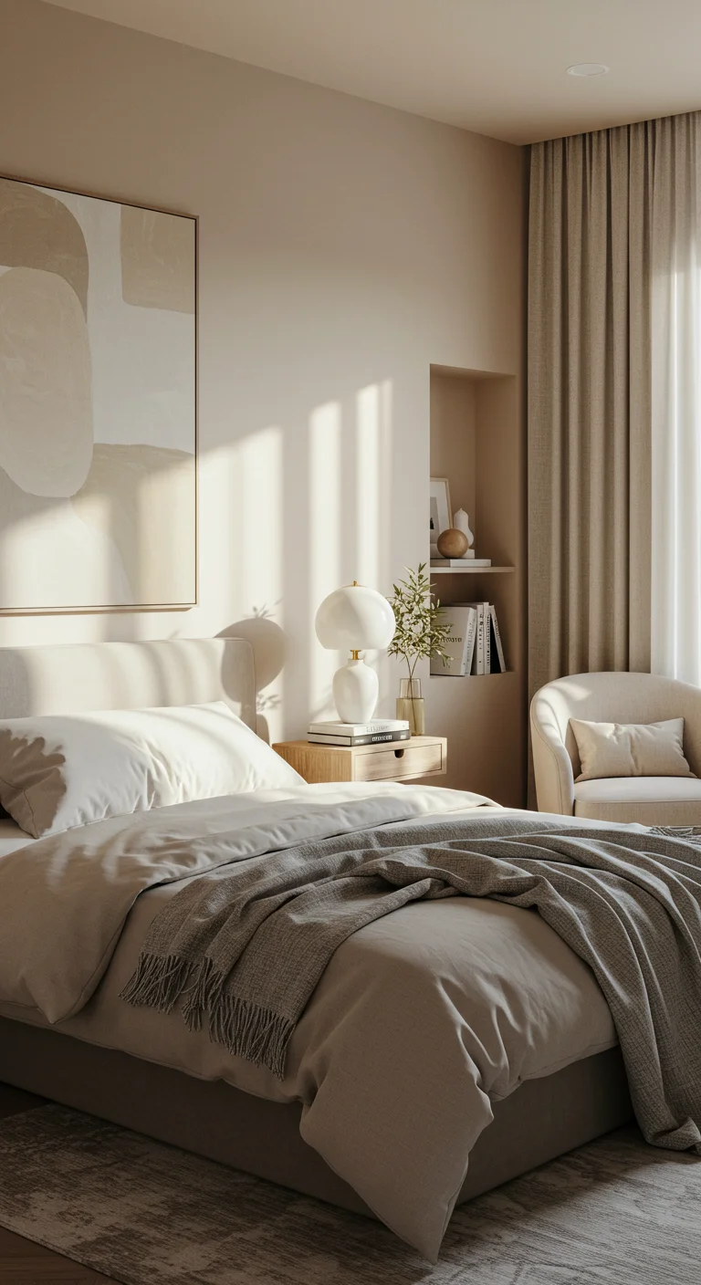 Key Point 30 About 51 Neutral Bedroom Designs: Effortless Elegance For Peaceful Dreams