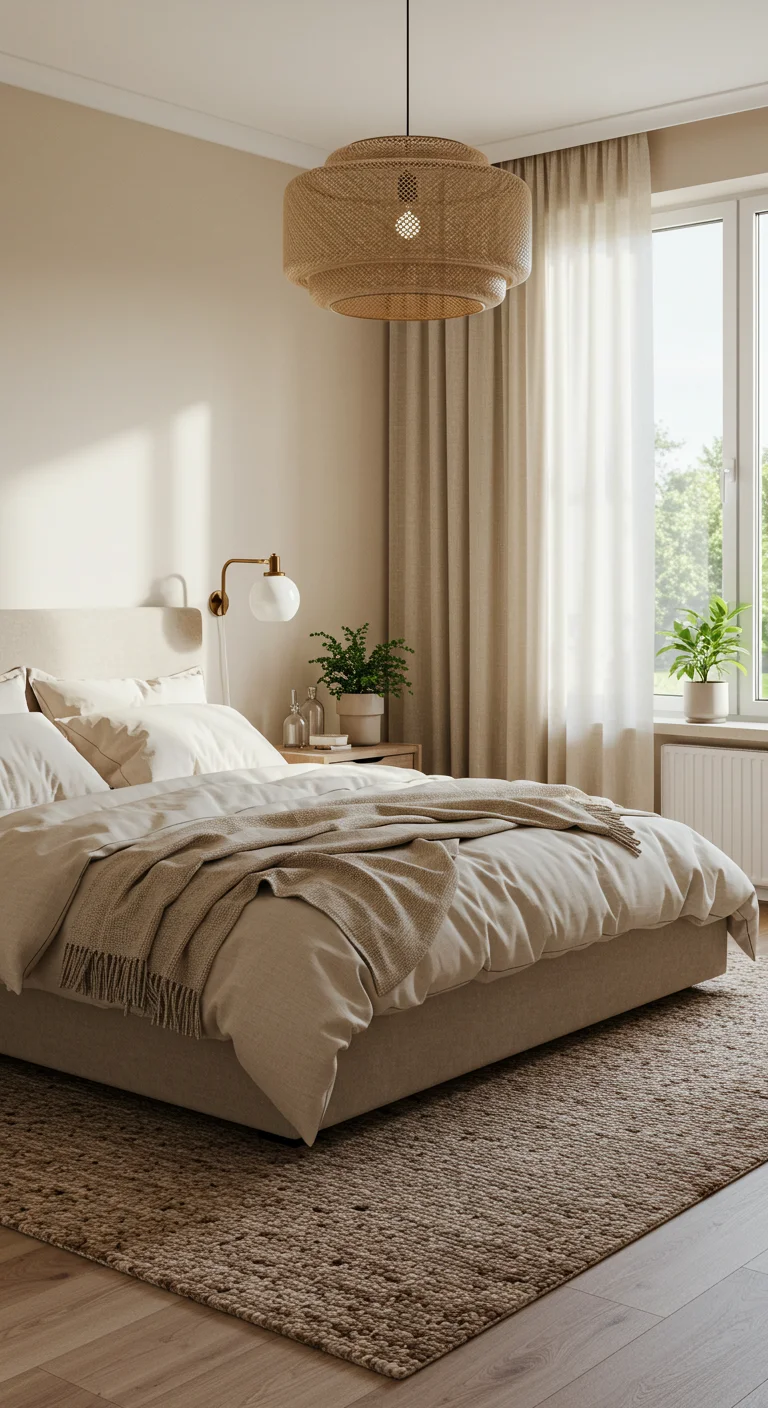 Key Point 39 About 51 Neutral Bedroom Designs: Effortless Elegance For Peaceful Dreams