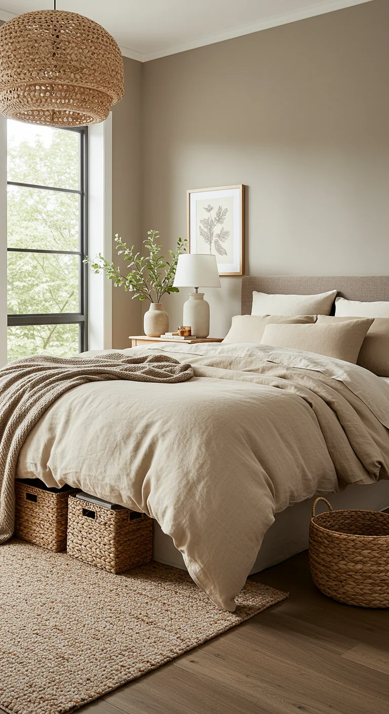 Key Point 41 About 51 Neutral Bedroom Designs: Effortless Elegance For Peaceful Dreams