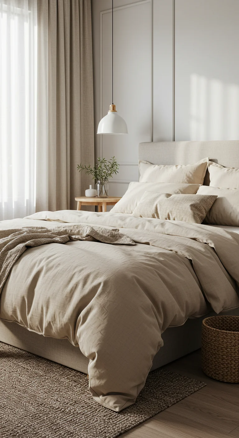 Key Point 42 About 51 Neutral Bedroom Designs: Effortless Elegance For Peaceful Dreams
