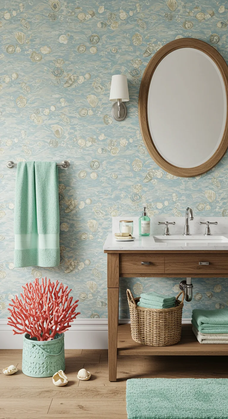 6. Oceanic Oasis: Coastal Designs to Refresh Your Bathroom