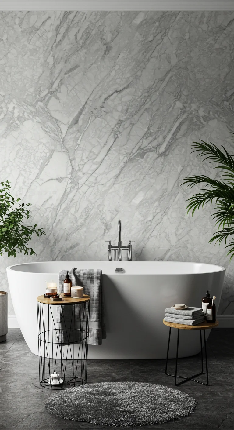 8. Luxurious Marble: A Sophisticated Look Without the Price Tag