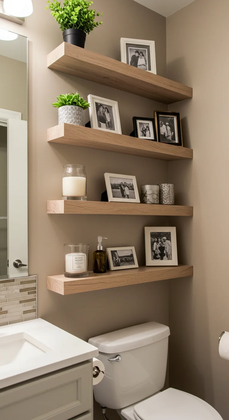 11. Floating Shelves: Displaying Decor with a Modern Twist