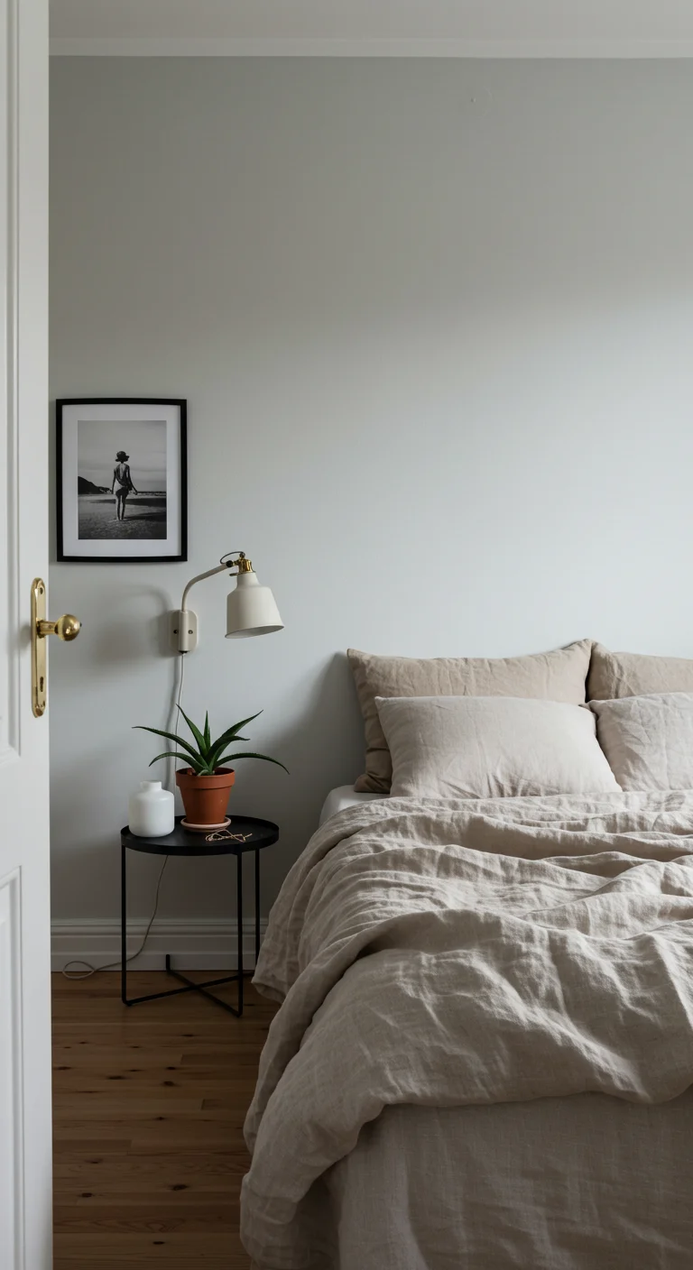 17. Minimalist Romance: Less is More for a Serene Vibe