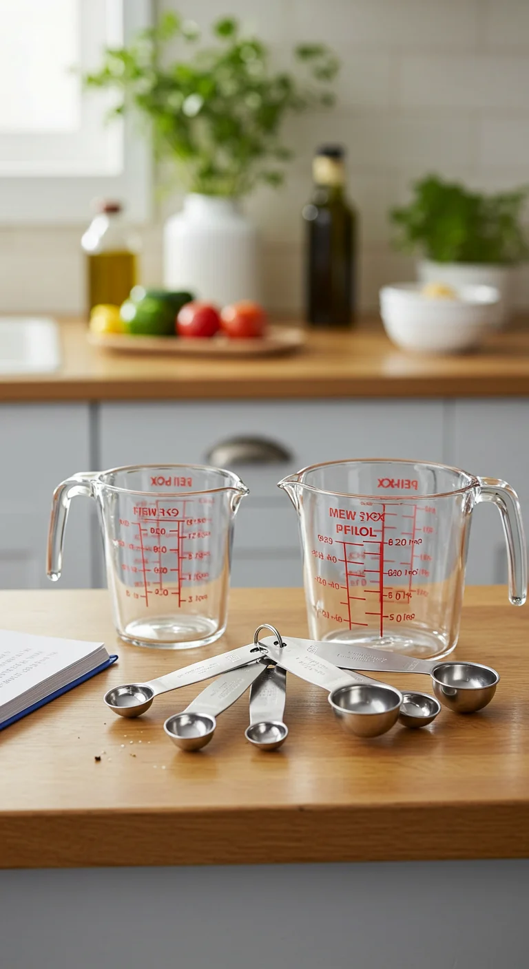 6. Measuring Cups and Spoons: Precision Matters
