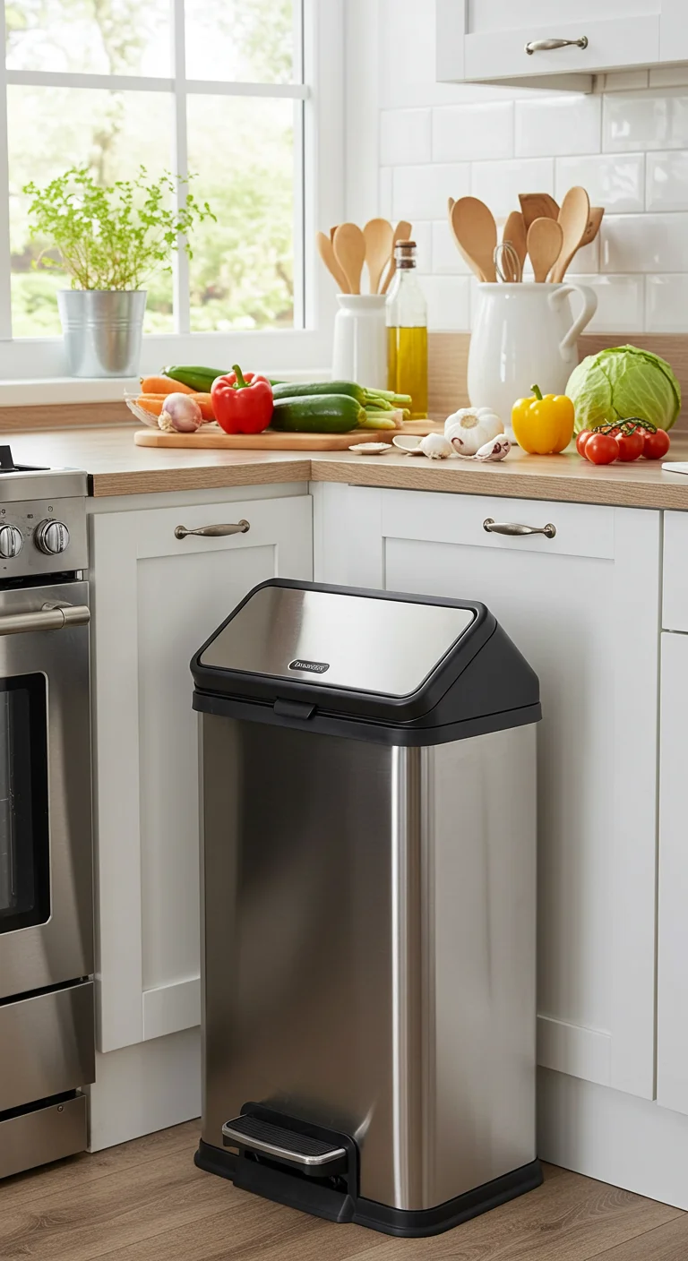 21. A Decent Trash Can: Cleanliness is Key