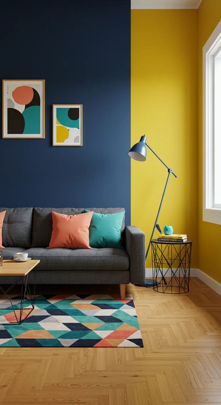 11. Color-Blocking Techniques: Bold and Beautiful Accents