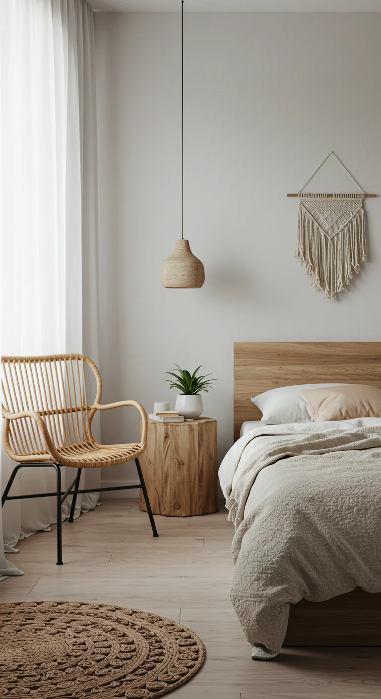 7. Minimalistic Decor: Less is More in Boho Design