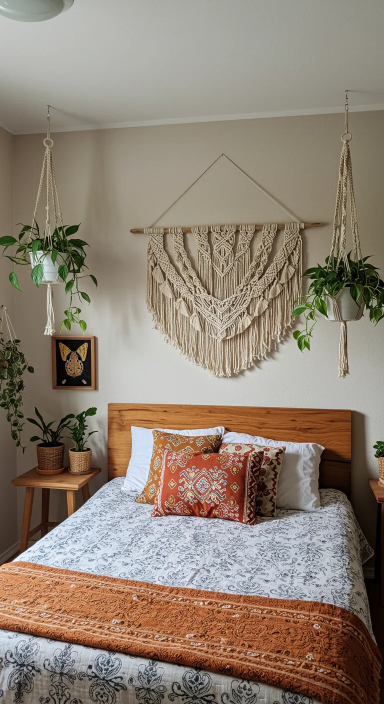 1. Dreamy Macramé: Weaving Comfort into Your Space